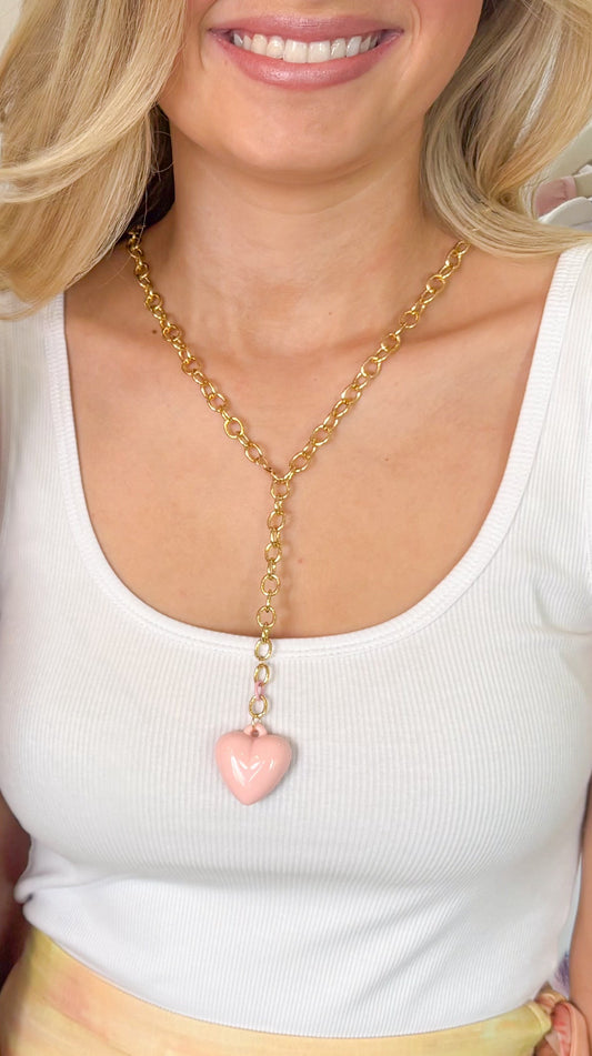 The Pink Amour Necklace